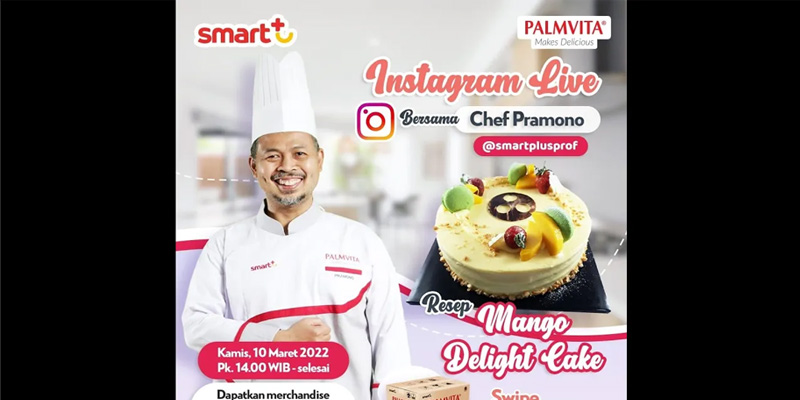 {Live Baking} Mango Delight Cake by Chef Pramono